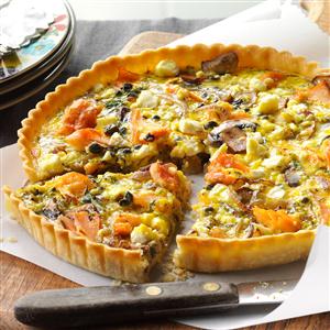 Mushroom & Smoked Salmon Tarts Recipe Mushroom & Smoked Salmon Tarts Recipe