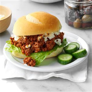 Greek Sloppy Joes Recipe Greek Sloppy Joes Recipe
