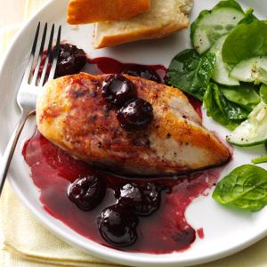 Chicken with Cherry Wine Sauce Recipe Chicken with Cherry Wine Sauce Recipe