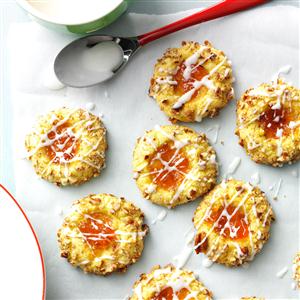 Apricot-Pecan Thumbprint Cookies Recipe Apricot-Pecan Thumbprint Cookies Recipe