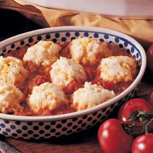 Cheddar Tomato Dumplings Recipe Cheddar Tomato Dumplings Recipe
