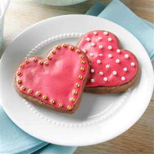 Chocolate-Raspberry Cutout Cookies Recipe Chocolate-Raspberry Cutout Cookies Recipe