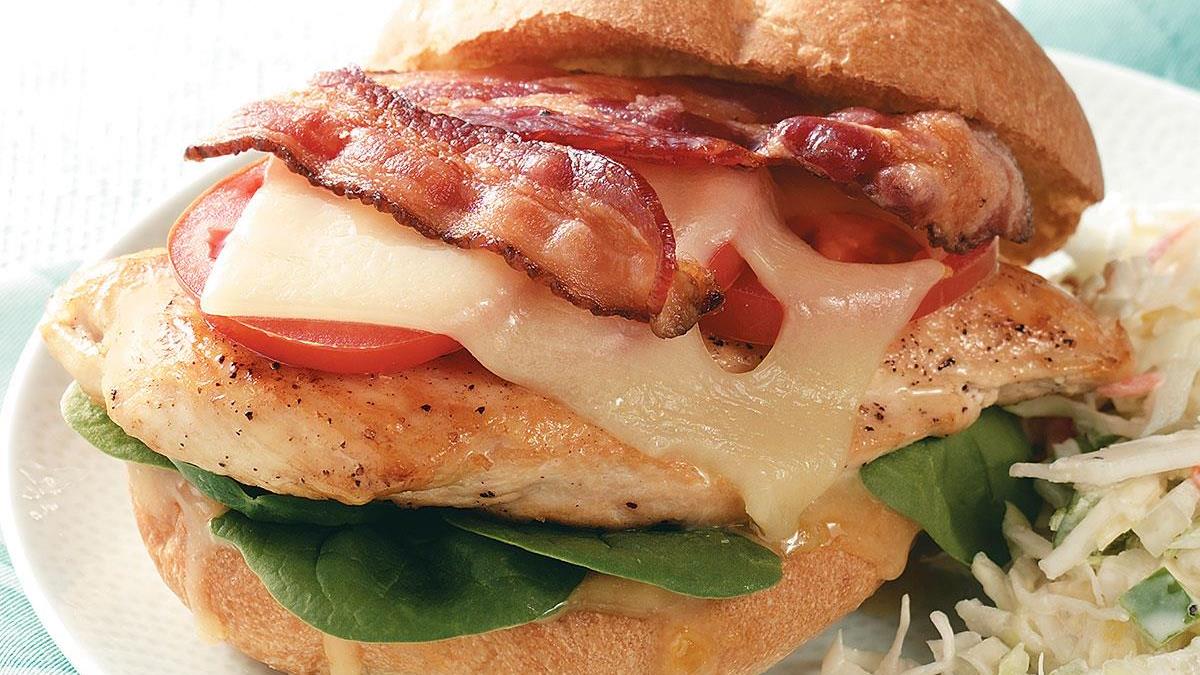 Bacon Chicken Sandwiches Recipe How To Make It Taste Of Home