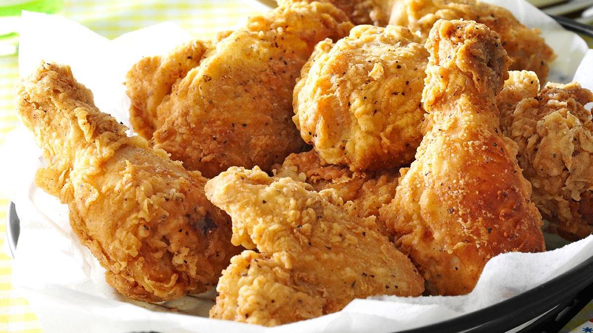 deep fry fried chicken