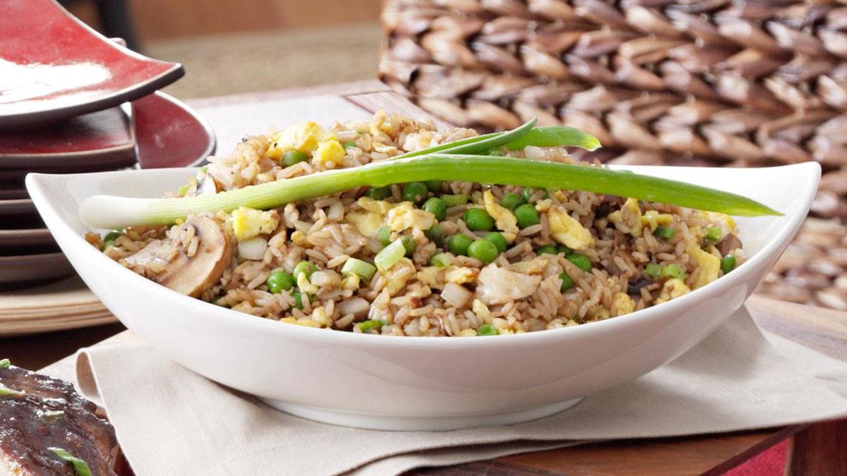 Mushroom Fried Rice Recipe How To Make It Taste Of Home