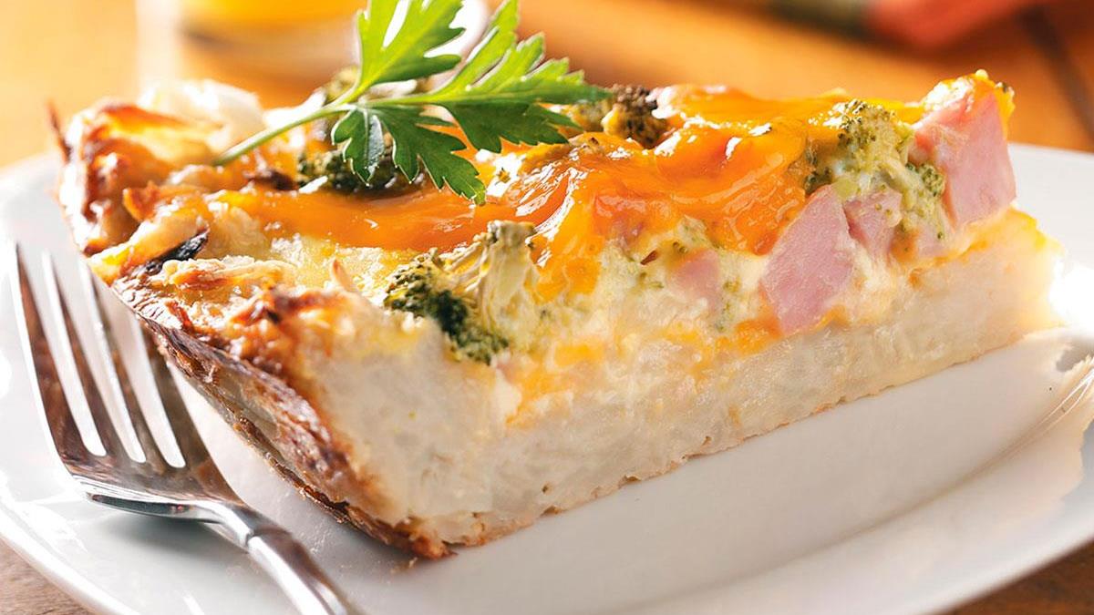 bacon and egg quiche
