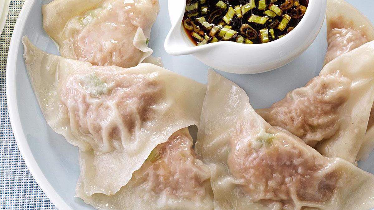 Steamed Turkey Dumplings Recipe How To Make It Taste Of Home