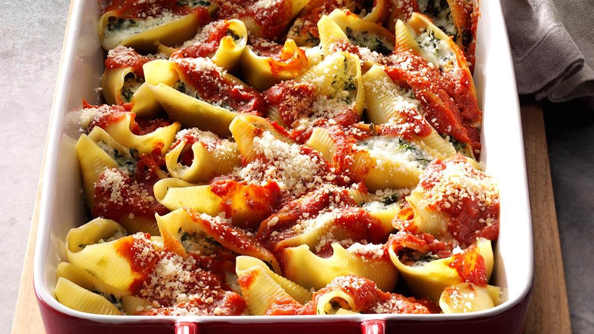 Stuffed Pasta Shells Recipe How To Make It Taste Of Home