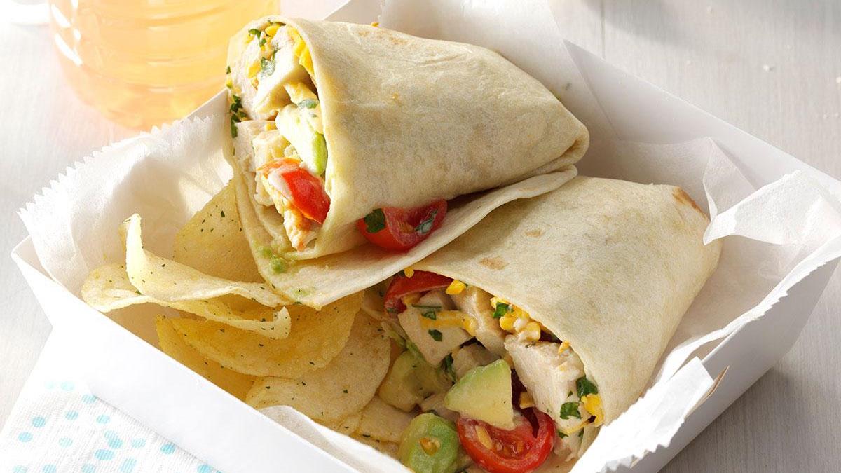 Avocado Ranch Chicken Wraps Recipe Taste Of Home