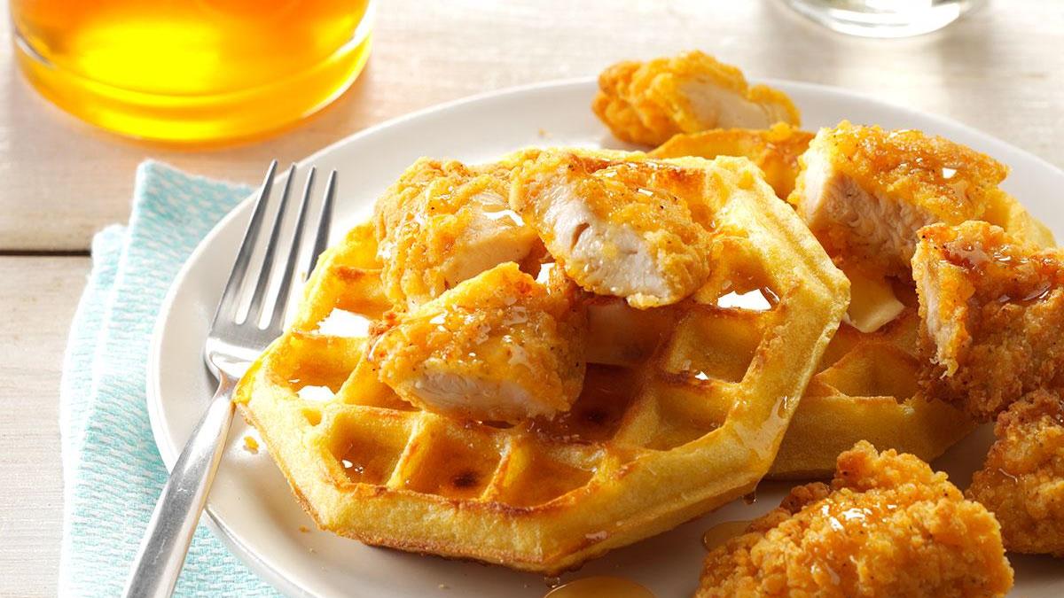 Chicken Waffles Recipe How To Make It Taste Of Home