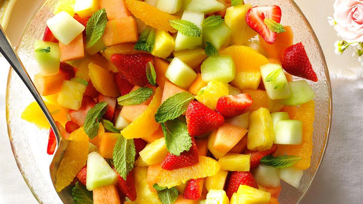 Fresh Fruit Bowl Recipe How To Make It Taste Of Home