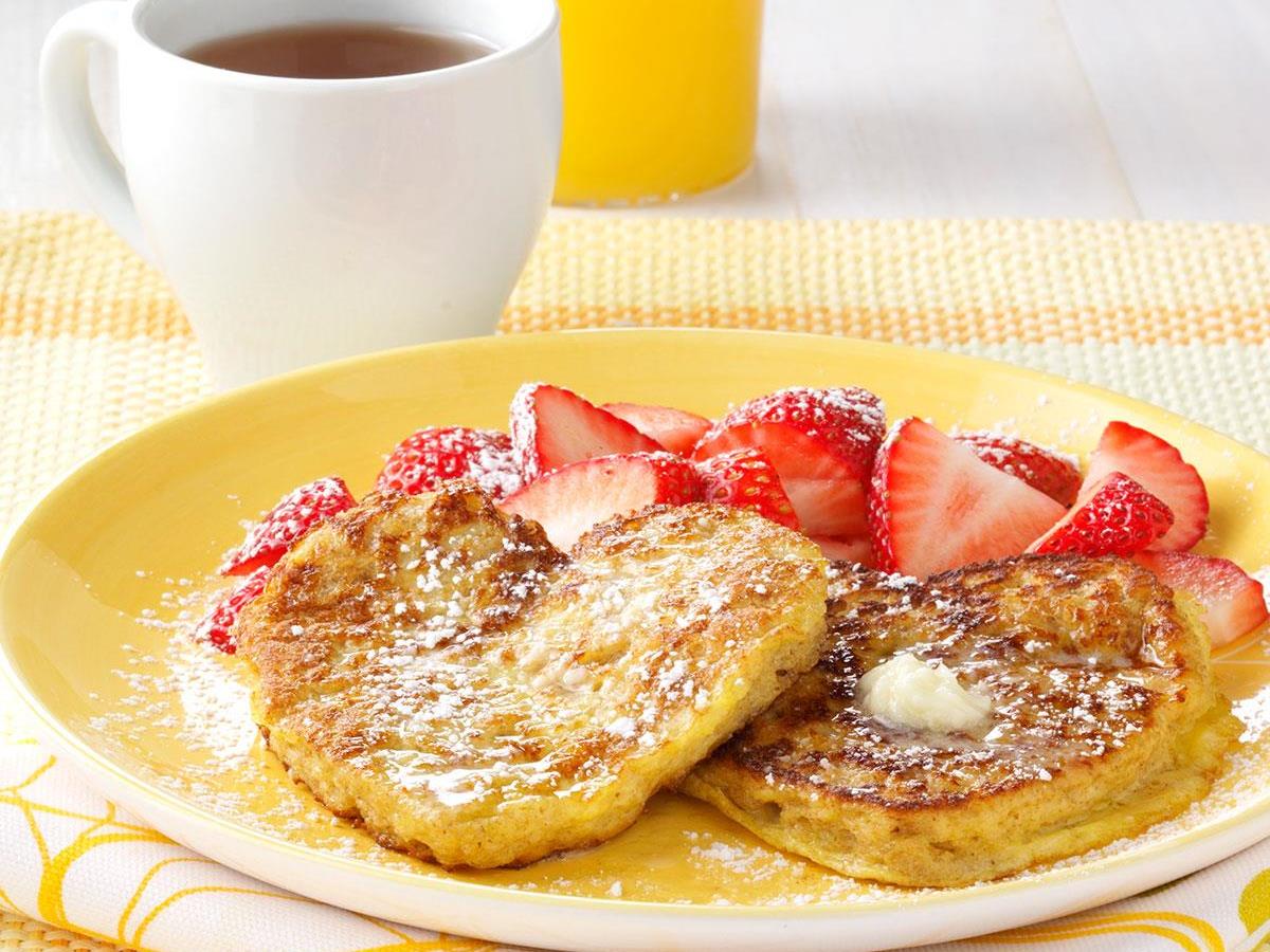 Almond French Toast Hearts Recipe Taste Of Home