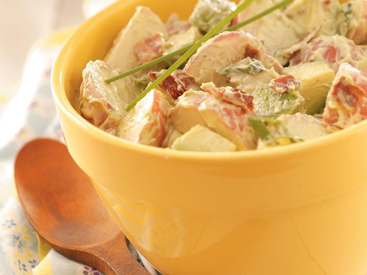 Avocado Potato Salad Recipe How To Make It Taste Of Home