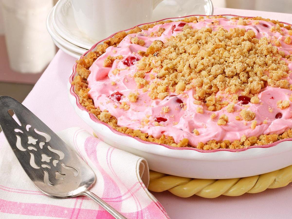 Pink cream pie