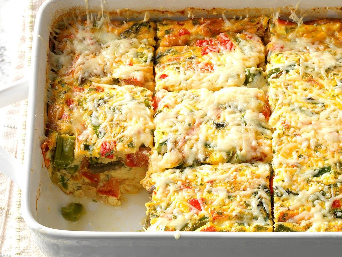 Colorful Brunch Frittata Recipe How To Make It Taste Of Home