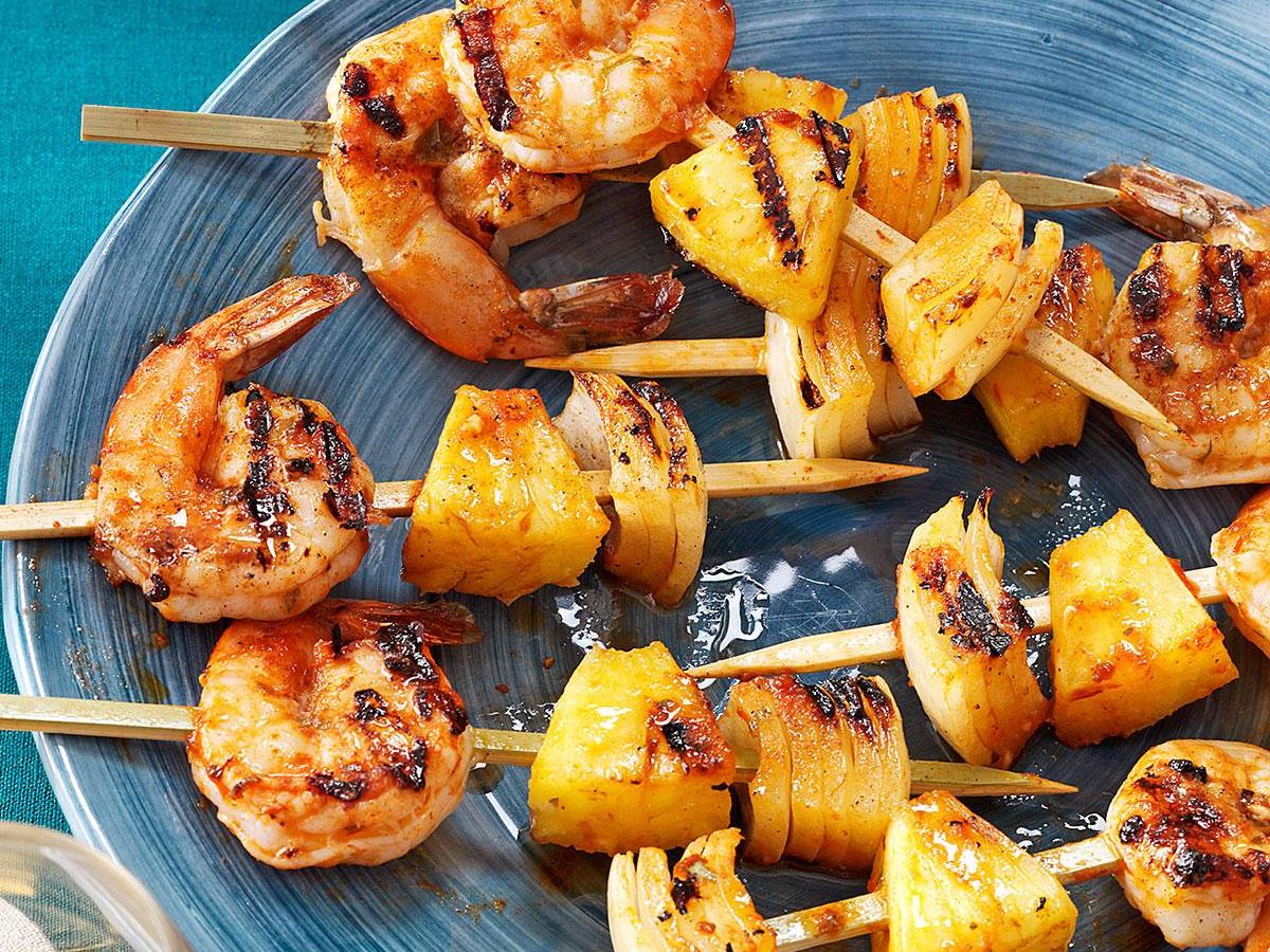 Grilled Shrimp Appetizer Kabobs Recipe How To Make It