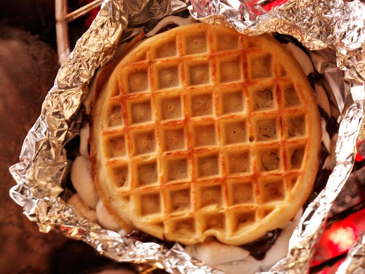 grill com waffle