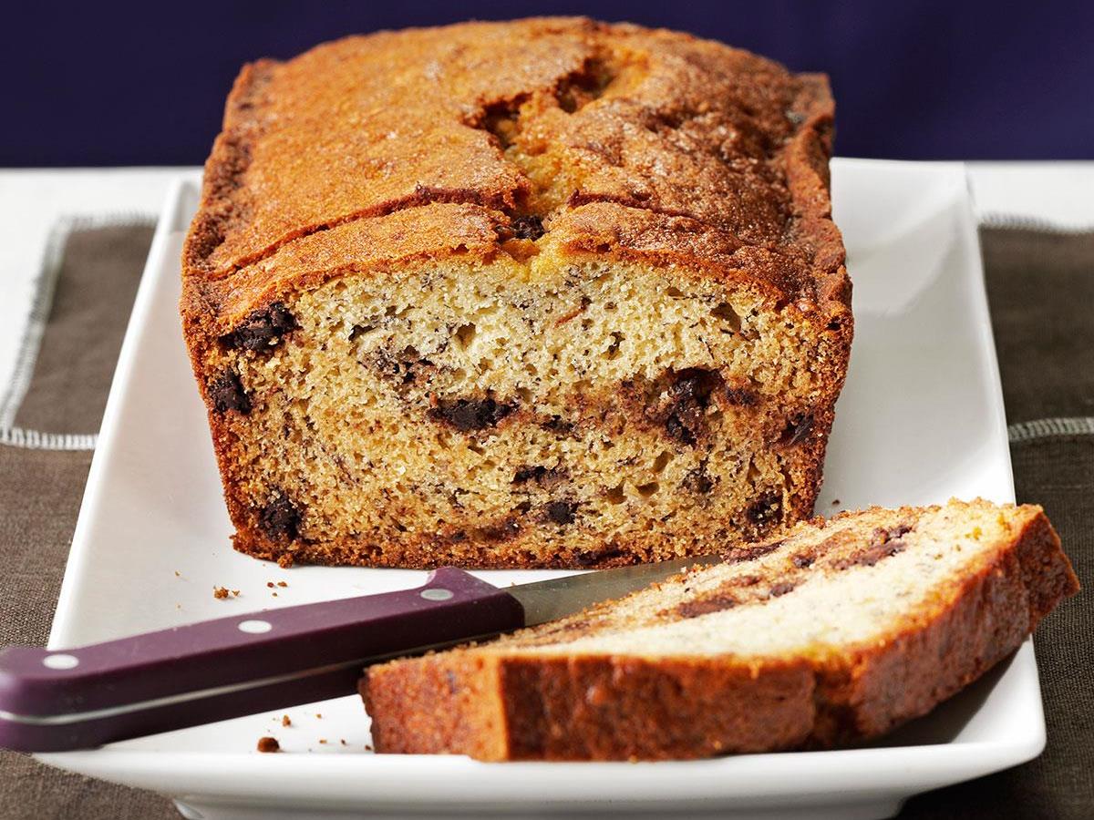 Judy S Chocolate Chip Banana Bread Recipe Taste Of Home