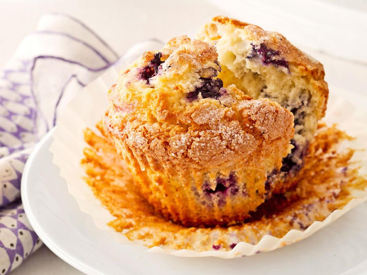 Jumbo Blueberry Muffins Recipe How To Make It Taste Of Home