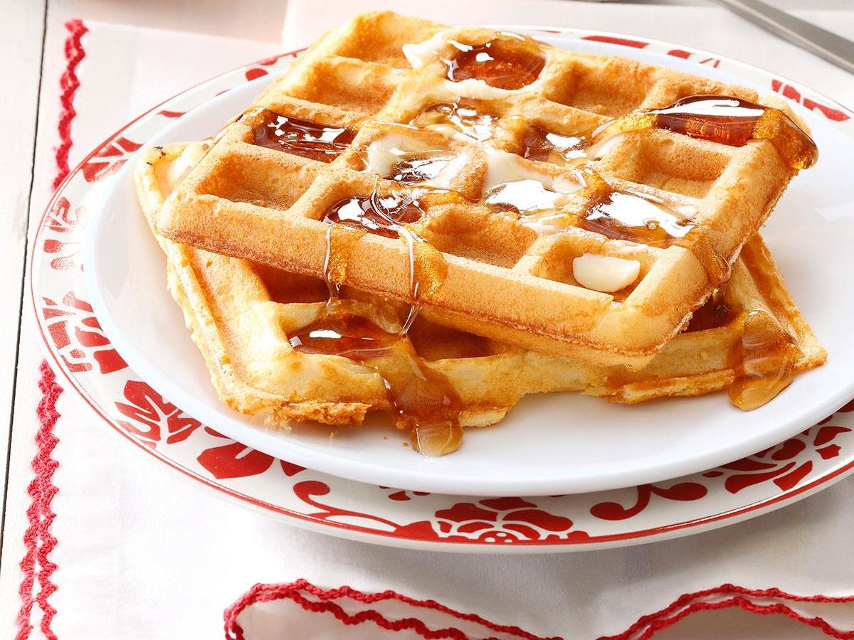 Homemade Waffles Recipe Courtney S Sweets