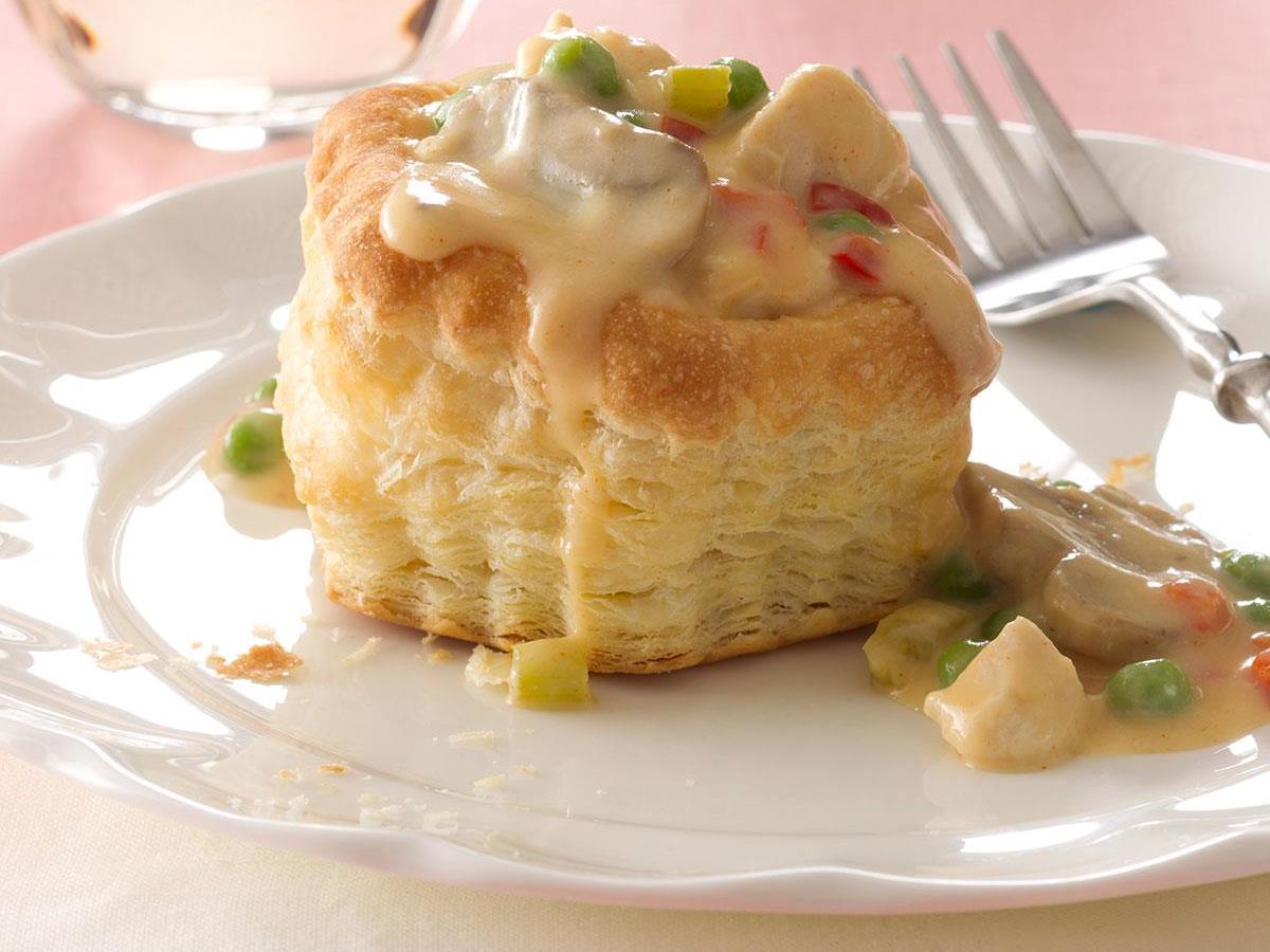 Pastry Chicken A La King Recipe How To Make It Taste Of Home