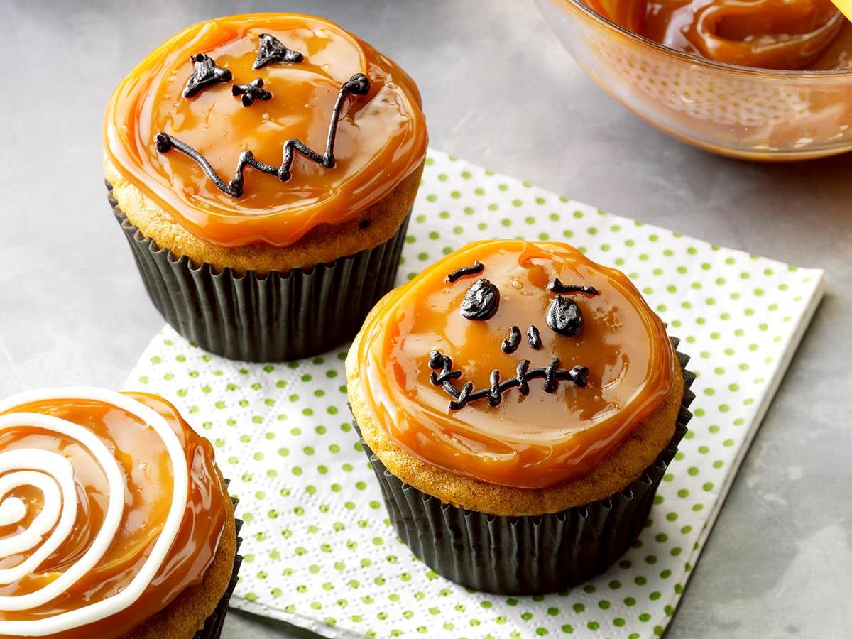 Pumpkin Caramel Cupcakes Recipe Taste Of Home