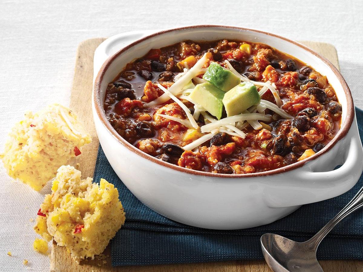 Quinoa Turkey Chili Recipe Taste Of Home