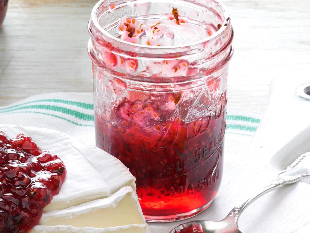 Raspberry Mint Jam Recipe How To Make It Taste Of Home