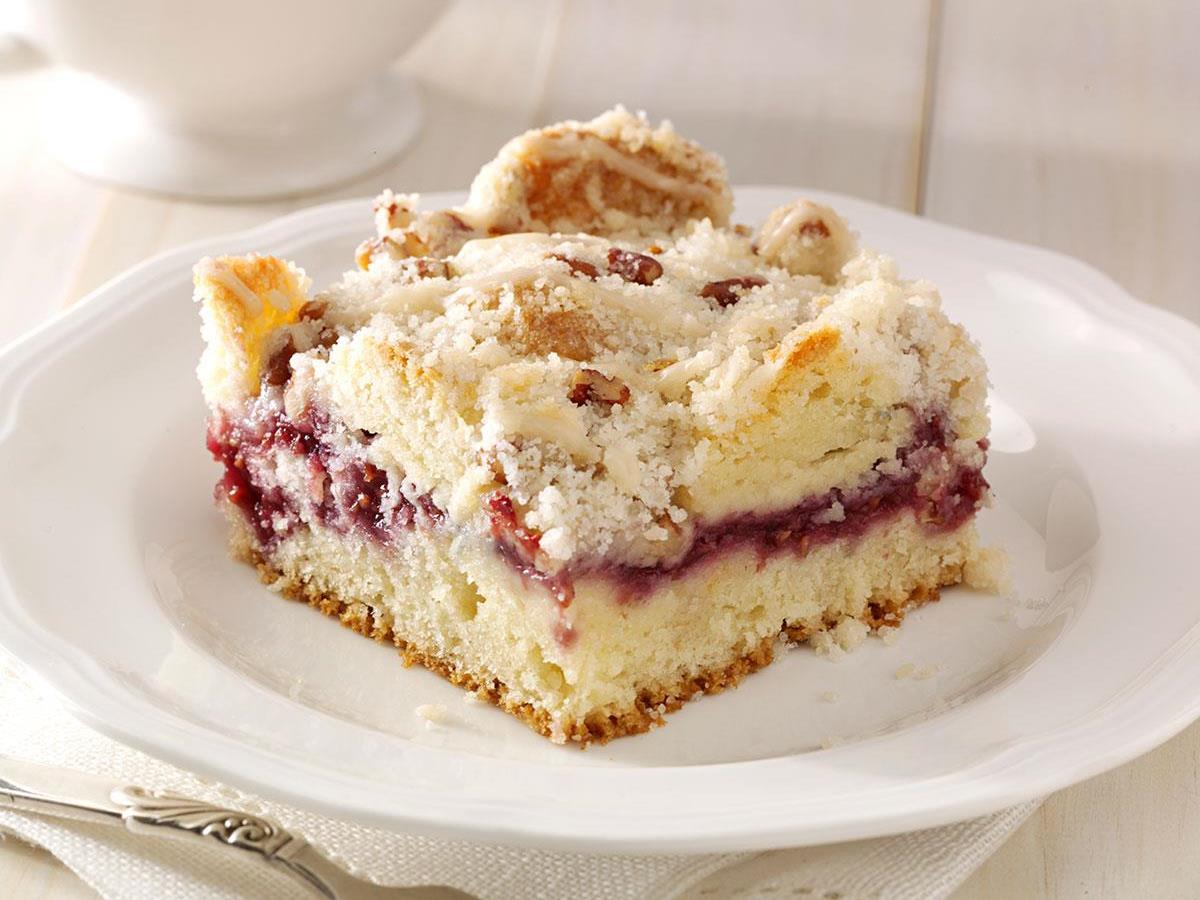 Raspberry Streusel Coffee Cake Recipe How To Make It Taste Of Home