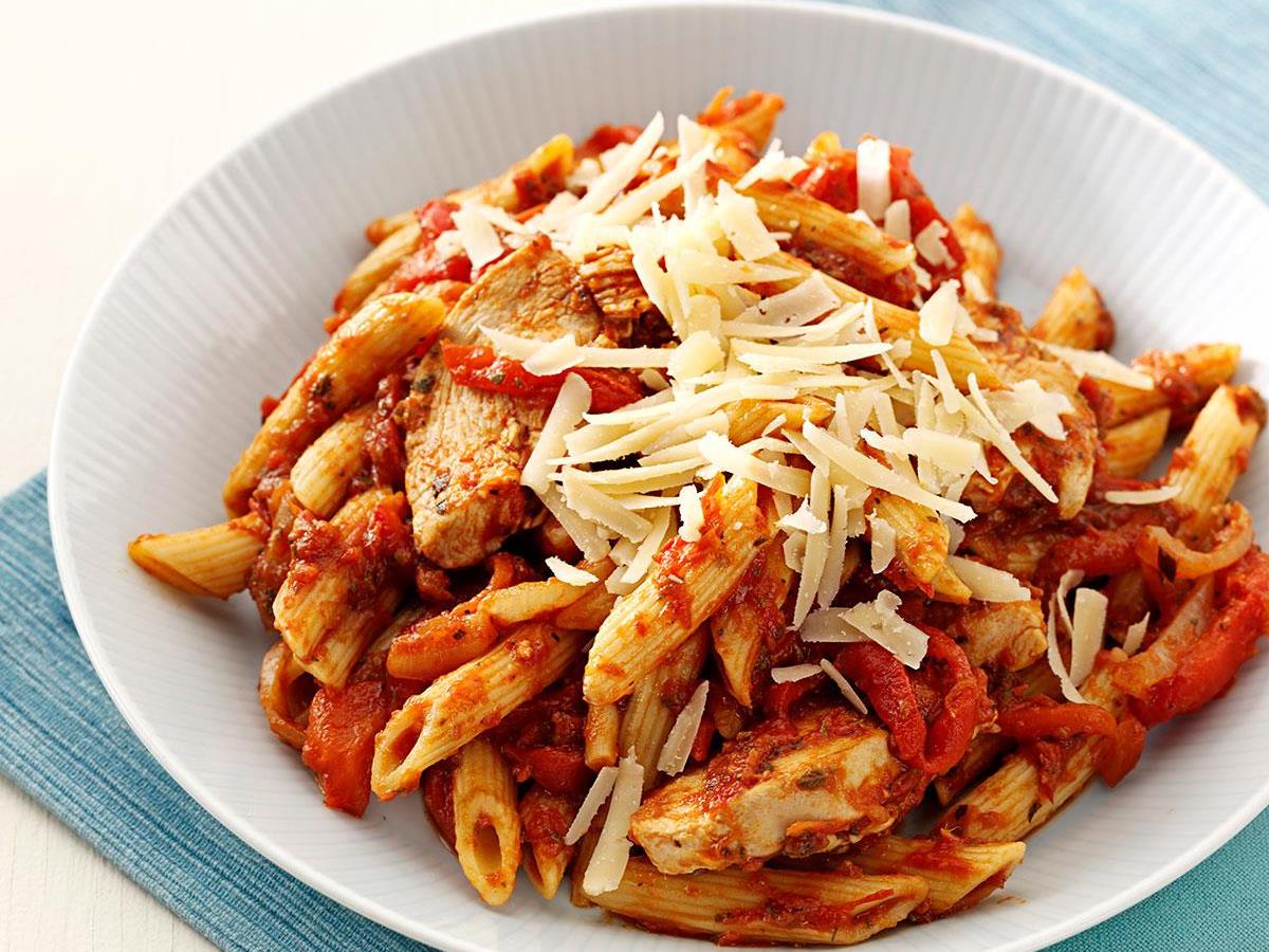 Roasted Pepper Chicken Penne Recipe: How to Make It
