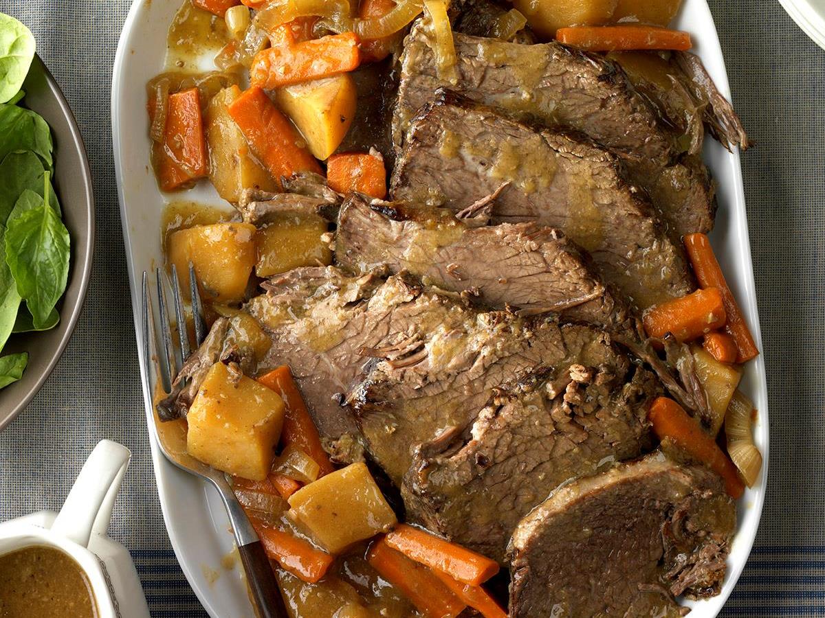 Slow Cooked Rump Roast Recipe How To Make It Taste Of Home