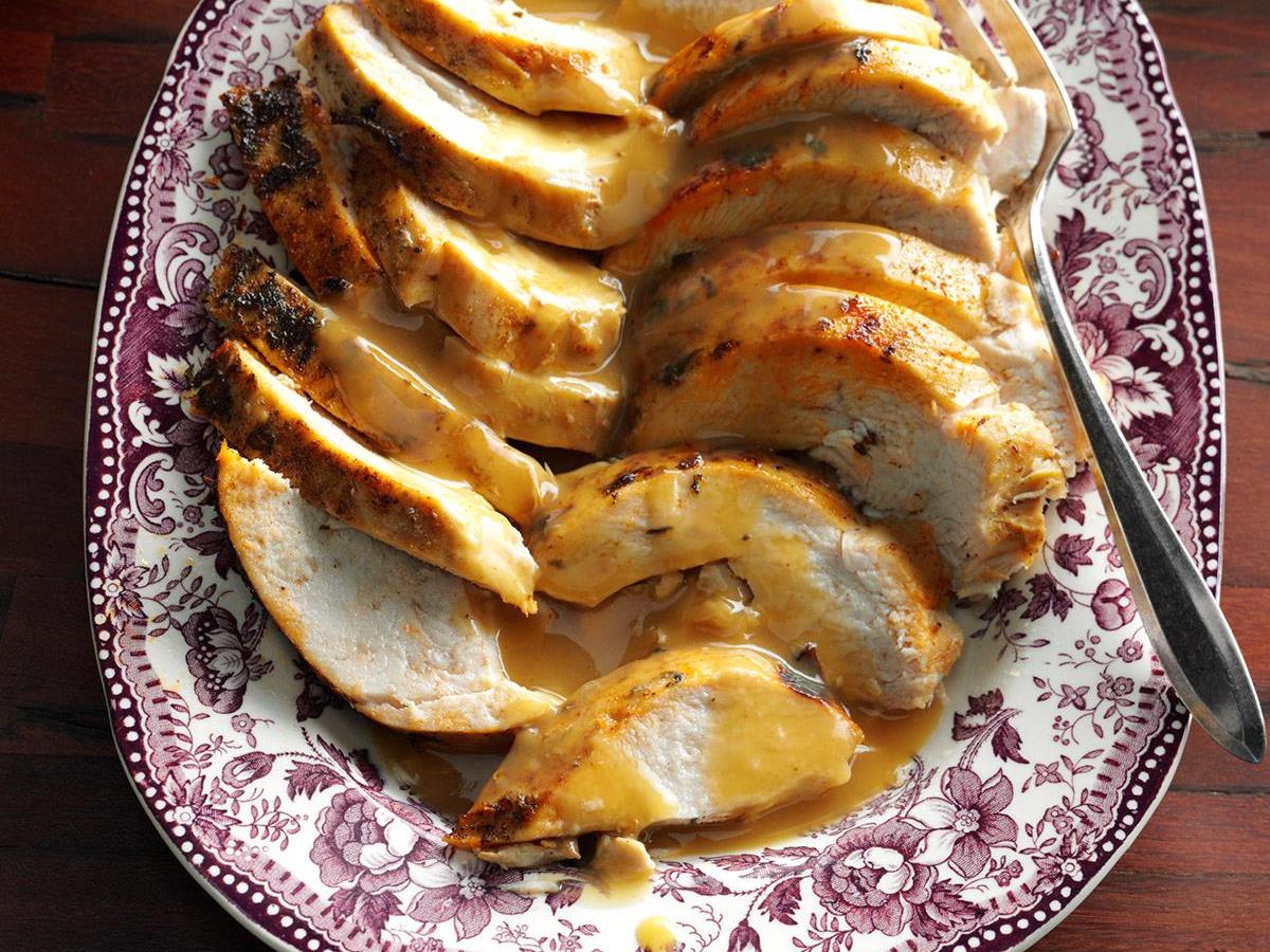 Slow Cooker Turkey Breast With Gravy Recipe How To Make It Taste Of Home