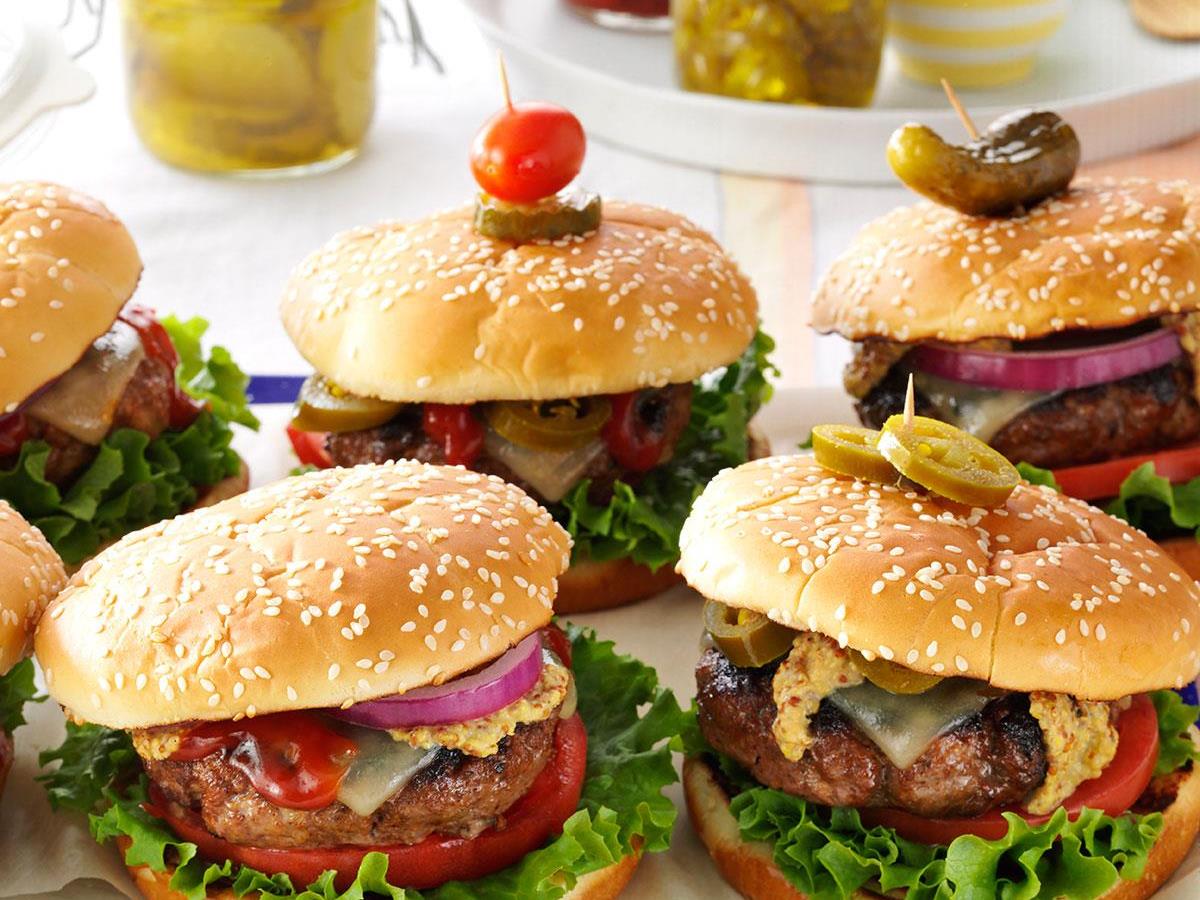 Southwestern Backyard Burgers Recipe Taste Of Home