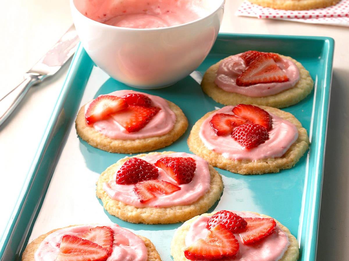 Strawberry Shortcake Cookies Recipe How To Make It Taste Of Home