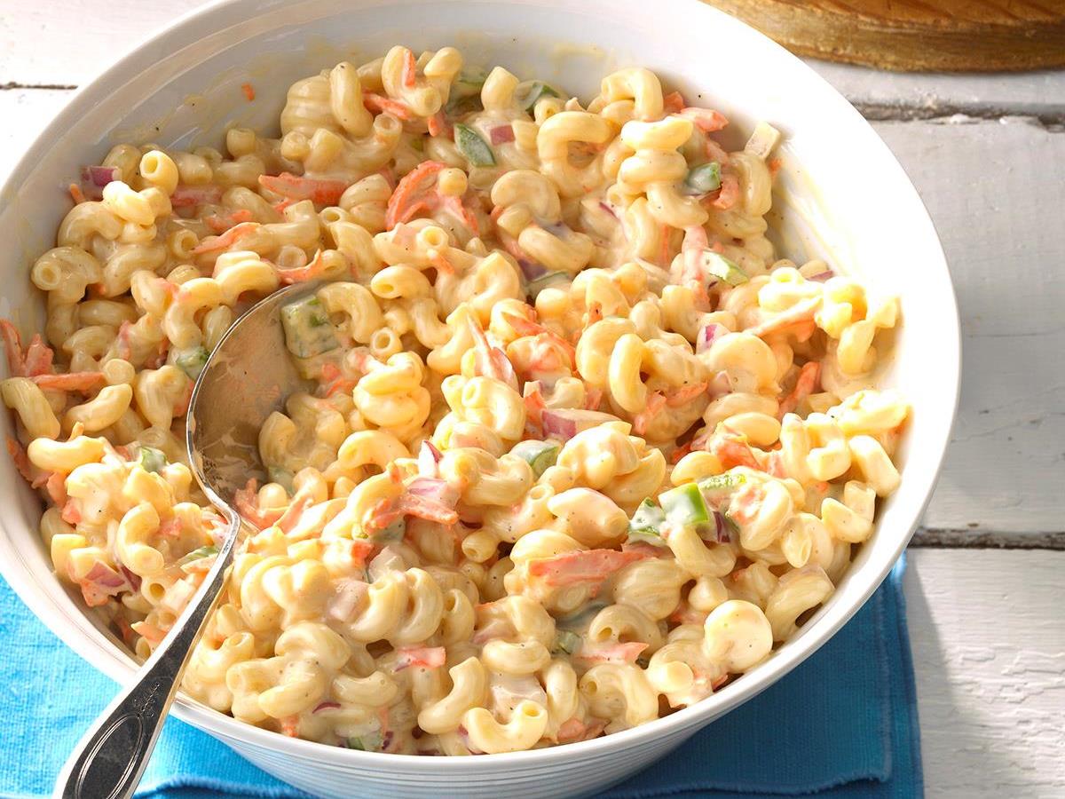 Sweet Macaroni Salad Recipe How To Make It Taste Of Home