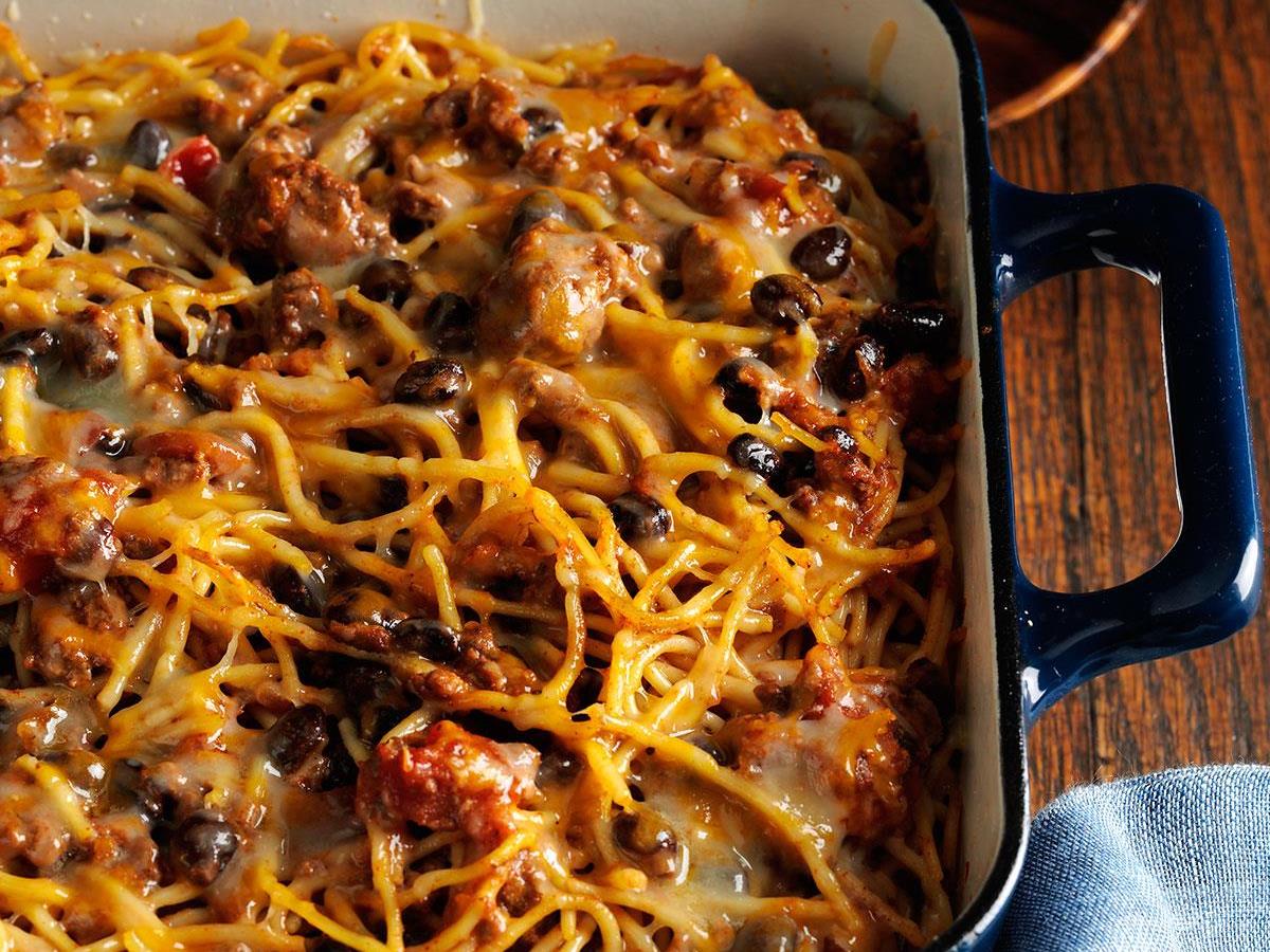 Taco Spaghetti Recipe How To Make It Taste Of Home