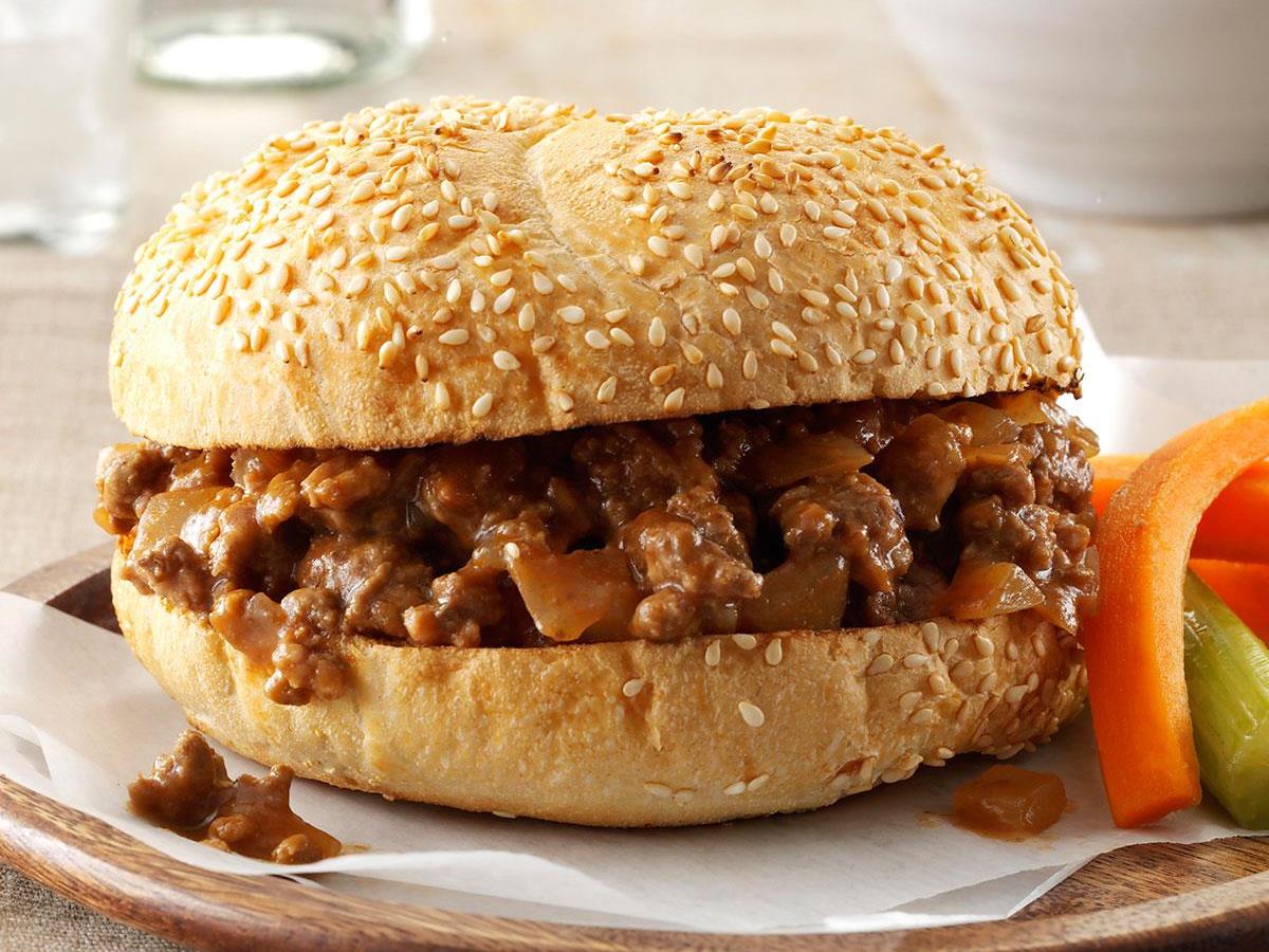 Tangy Barbecued Beef Sandwiches Recipe How To Make It Taste Of Home