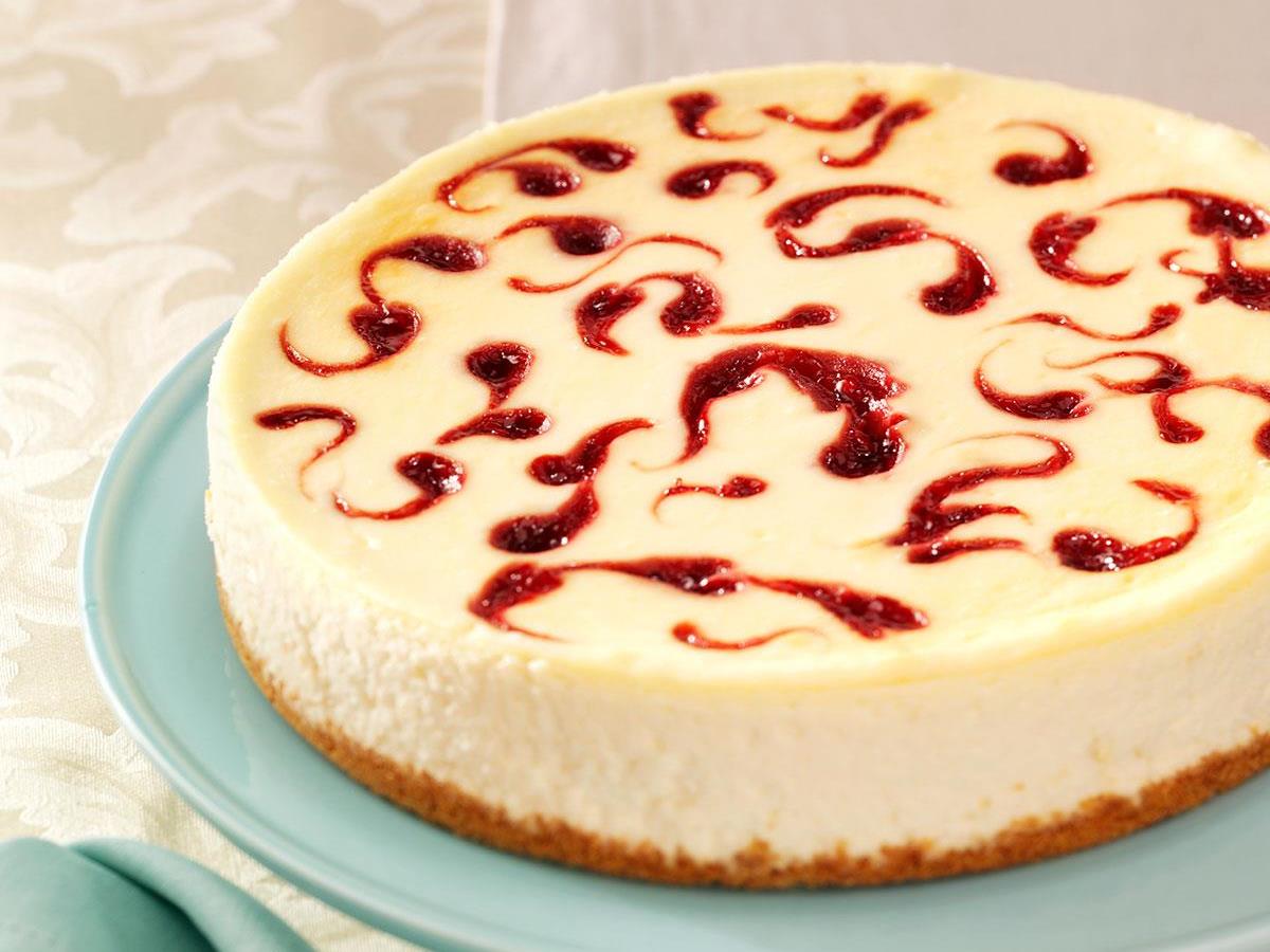 White Chocolate Raspberry Cheesecake Recipe How To Make It Taste Of Home