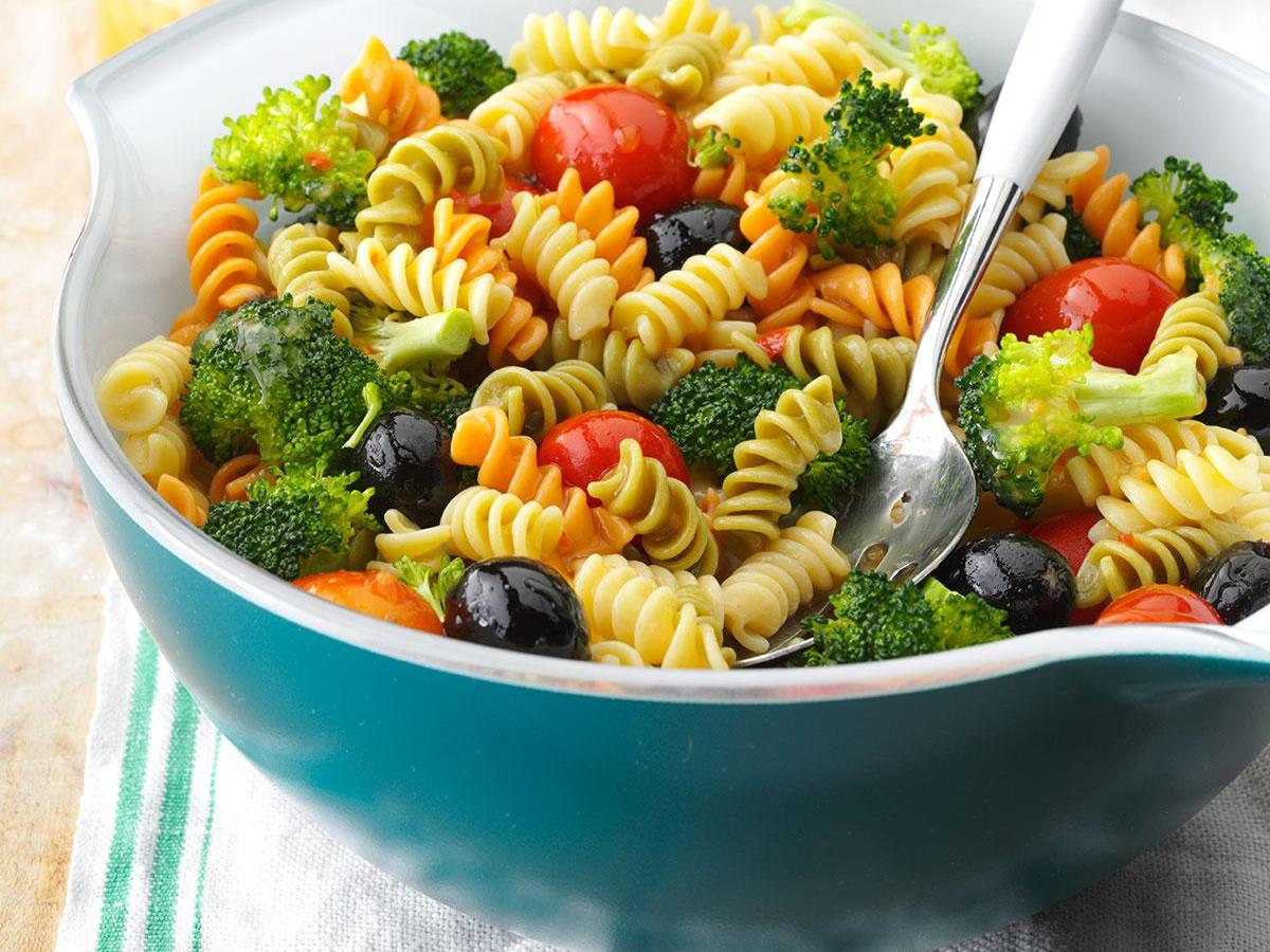 Colorful Spiral Pasta Salad