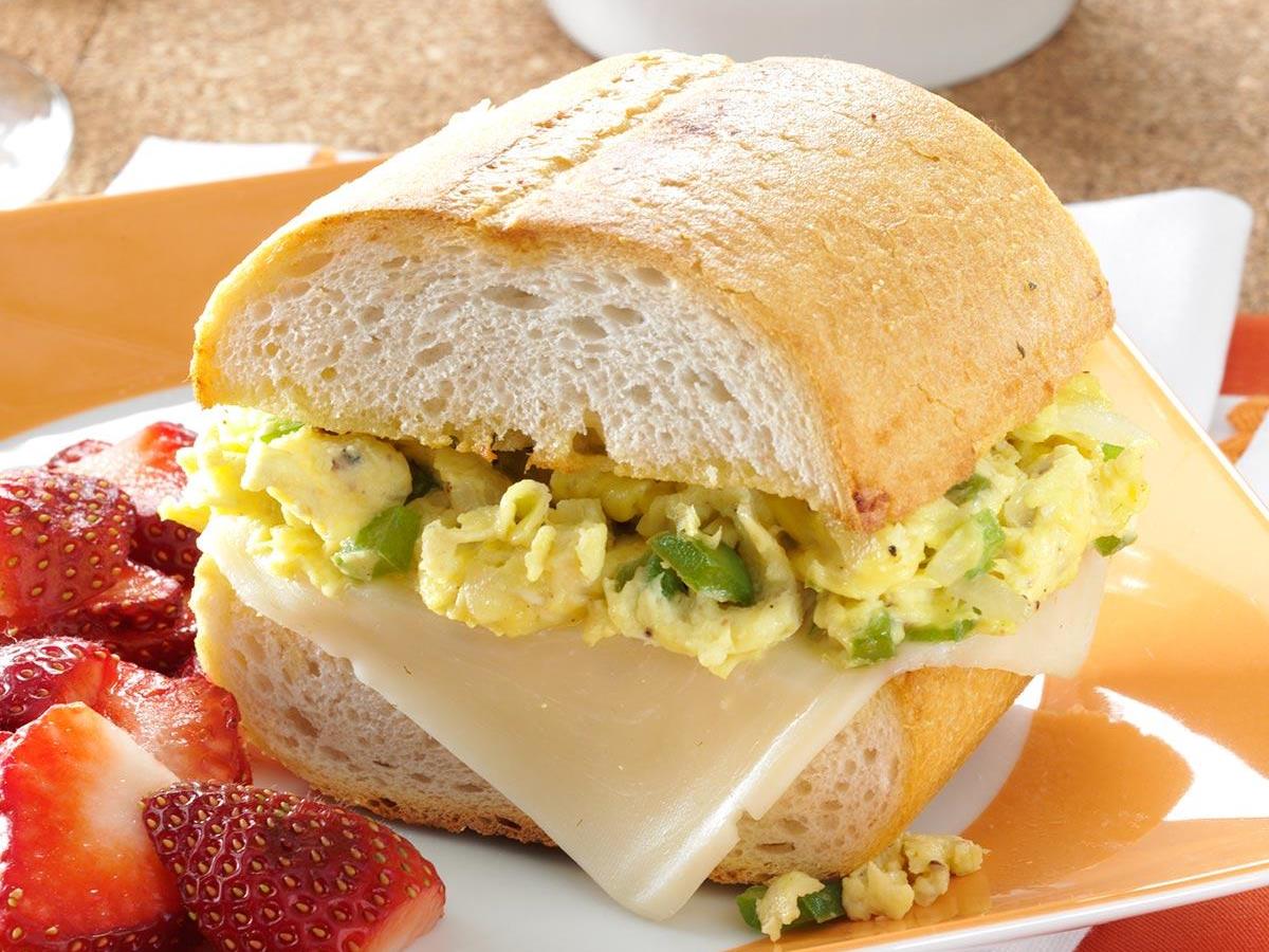 Scrambled Egg Sandwich Recipe How To Make It Taste Of Home
