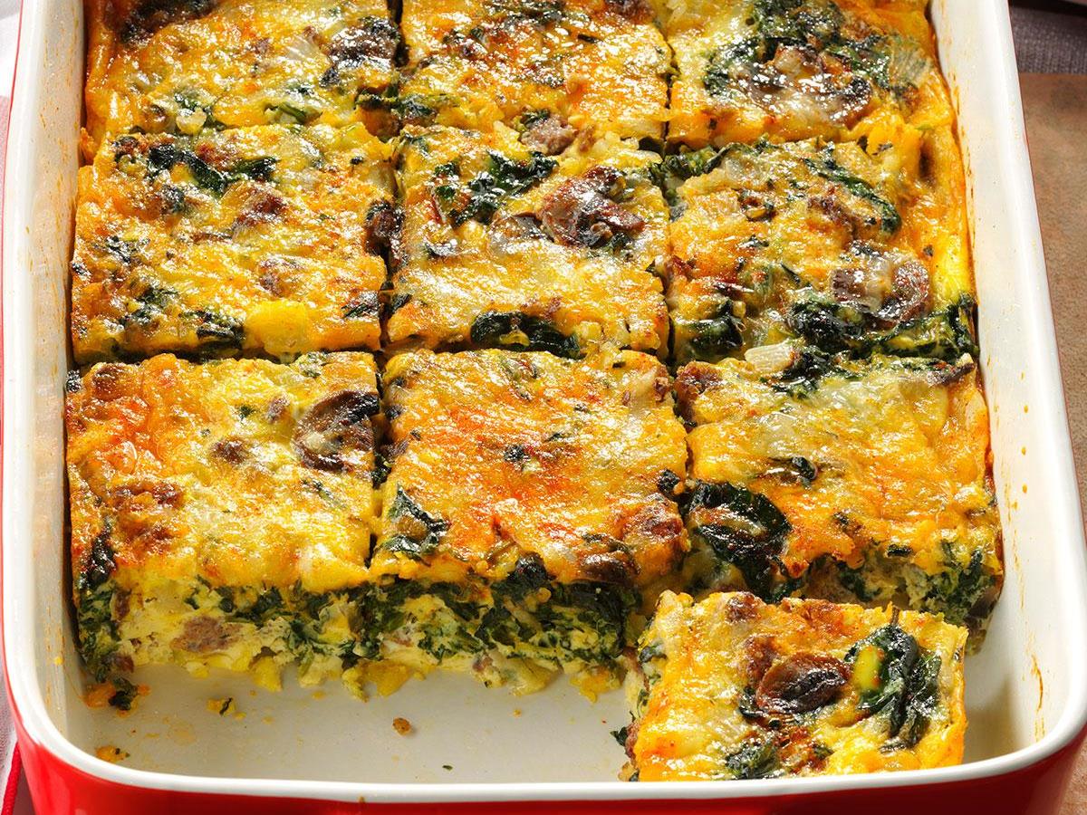 Eggs Florentine Casserole Recipe How To Make It Taste Of Home
