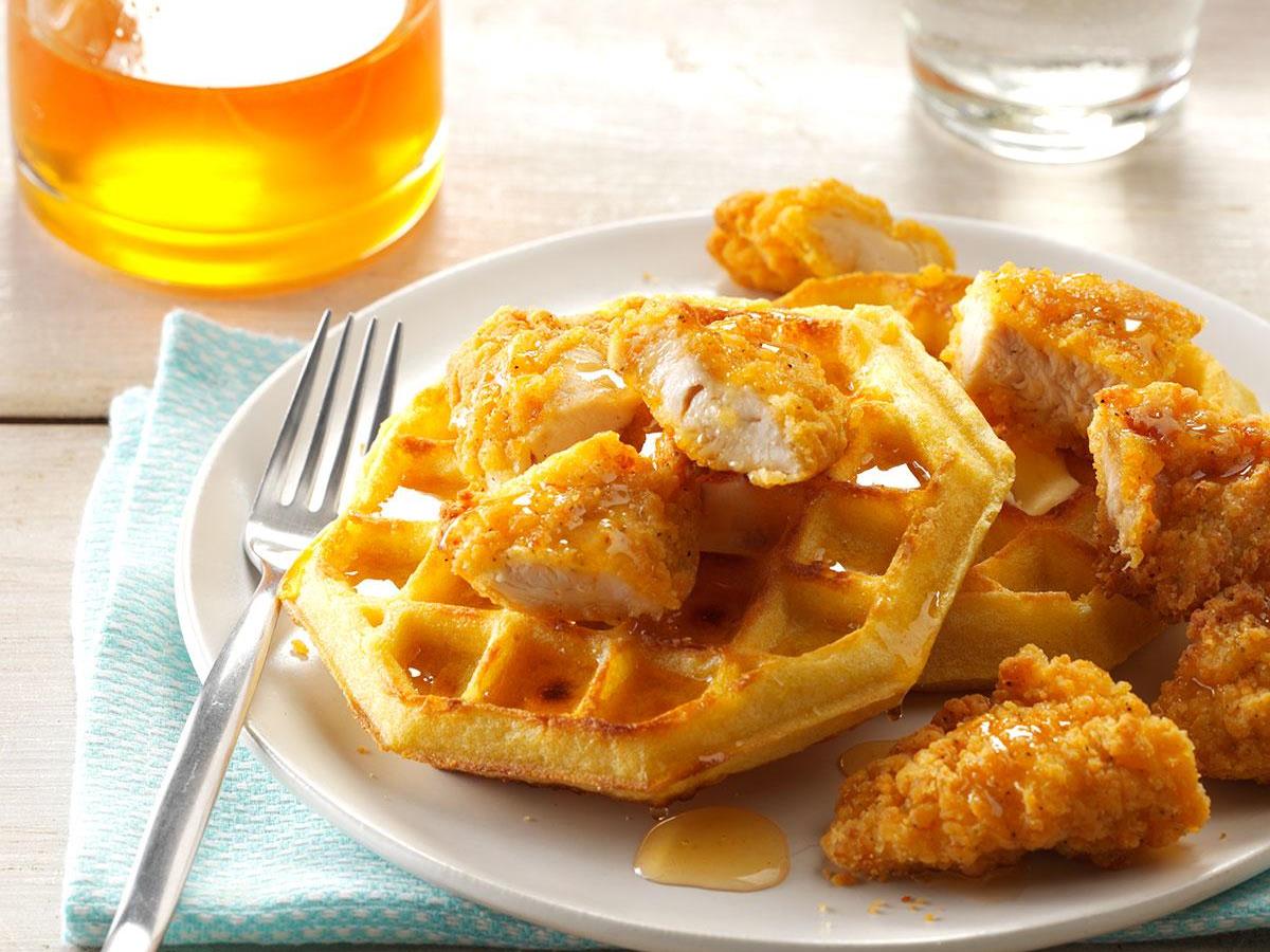 Chicken Waffles Recipe How To Make It Taste Of Home