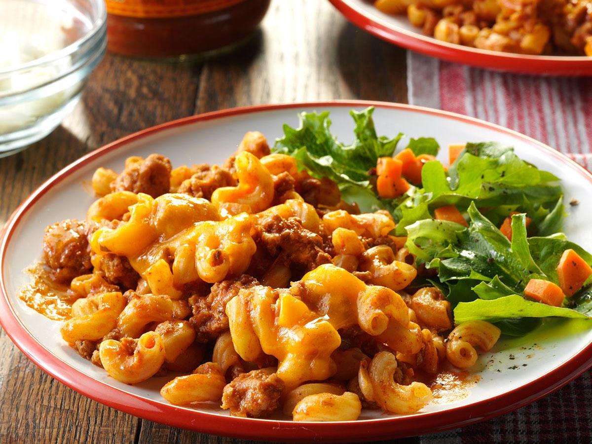 Turkey Taco Macaroni Recipe How To Make It Taste Of Home