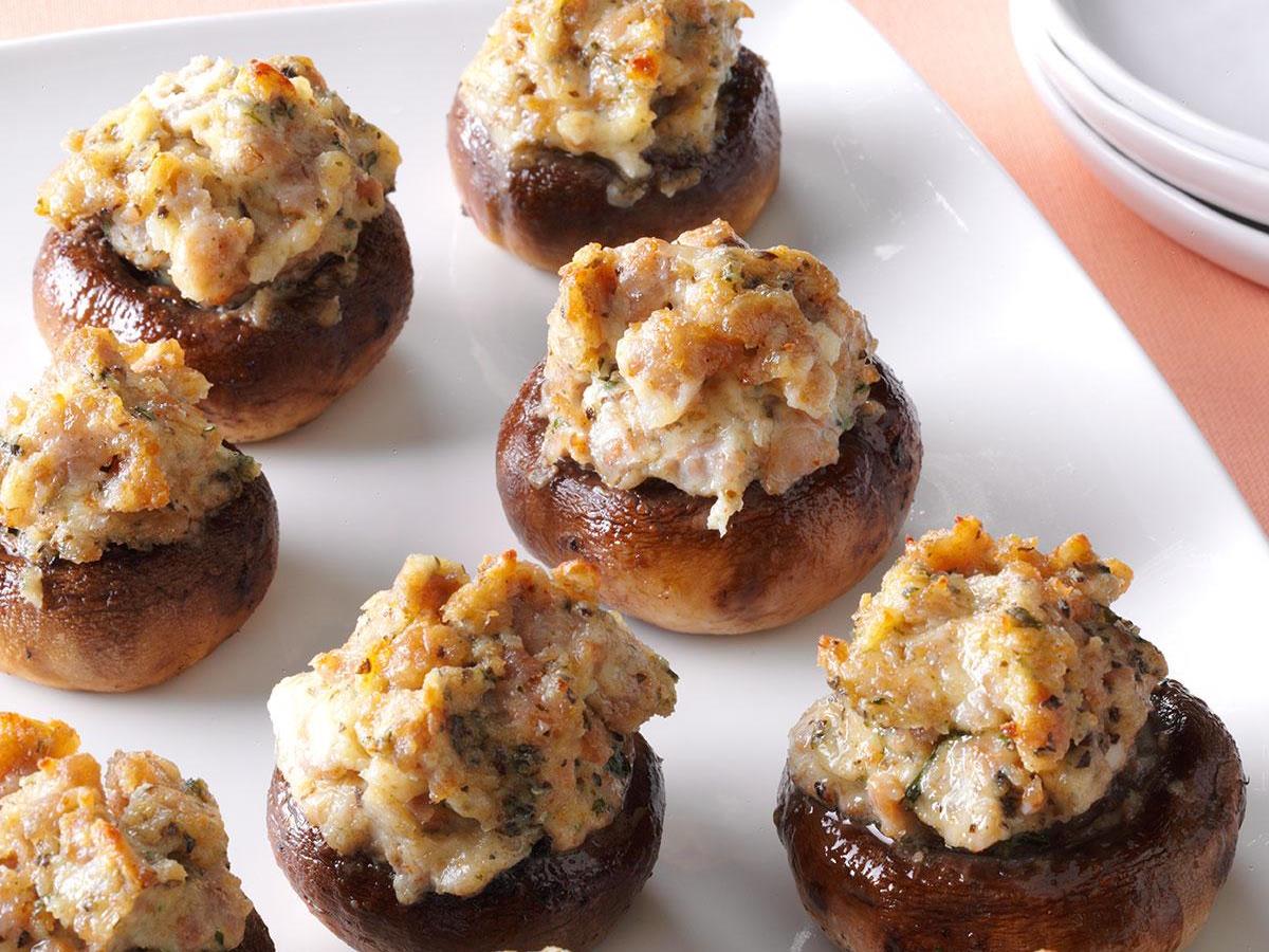 Best Ever Stuffed Mushrooms Recipe Taste Of Home