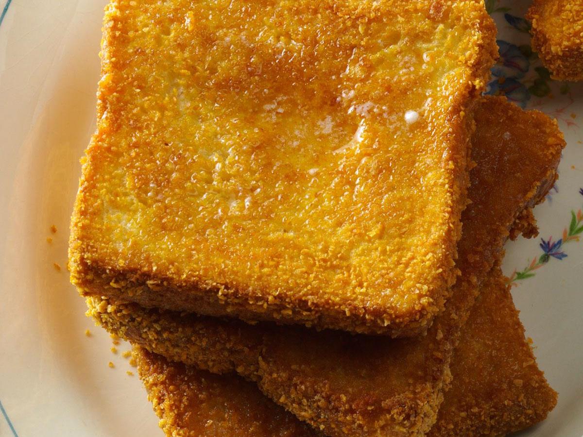 Cornflake Coated Baked French Toast Recipe Taste Of Home