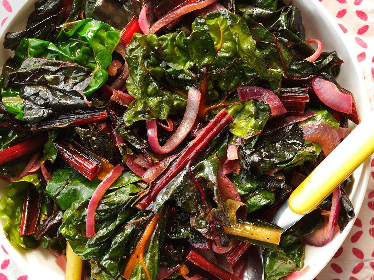 Garden Fresh Rainbow Chard Recipe How To Make It Taste Of Home