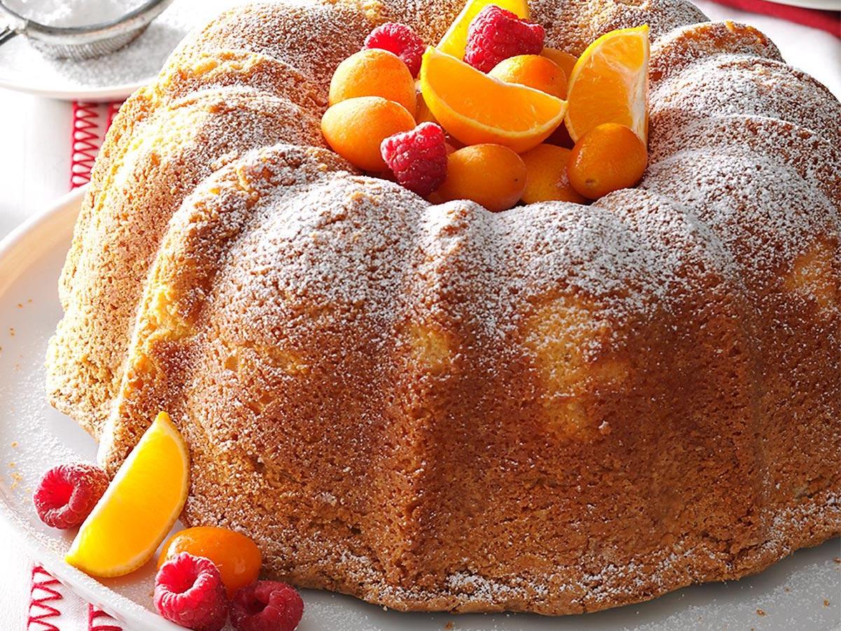 Sour Cream Pound Cake Recipe How To Make It Taste Of Home