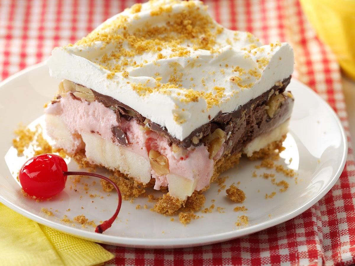 Low Carb Banana Split Cake | Top 10 Better