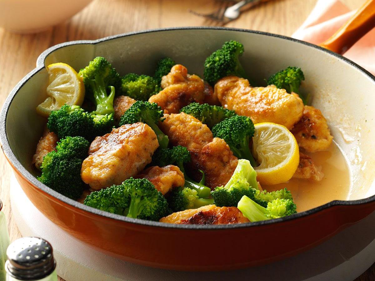 My Mother S Lemony Chicken With Broccoli Recipe How To Make It Taste Of Home