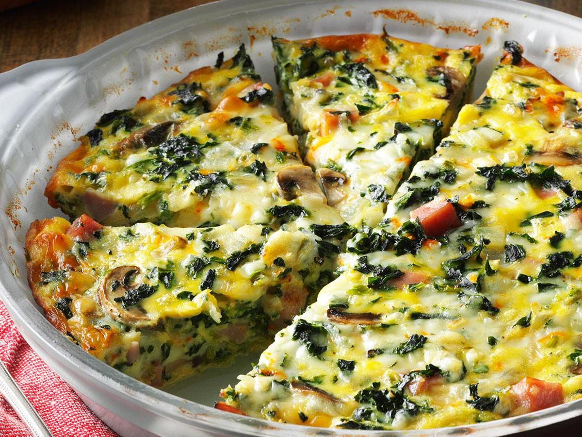 crustless spinach quiche